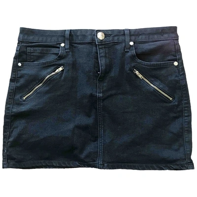 Pre-owned Juicy Couture Mini Skirt In Black