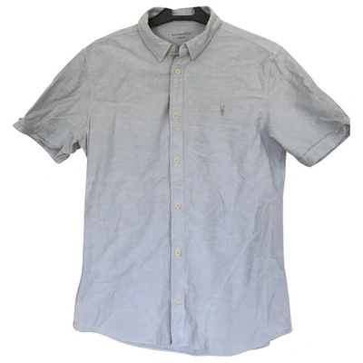 Pre-owned Allsaints Shirt In Blue