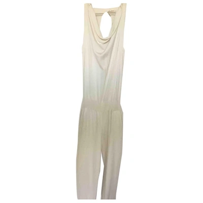 Pre-owned Jucca Jumpsuit In Beige