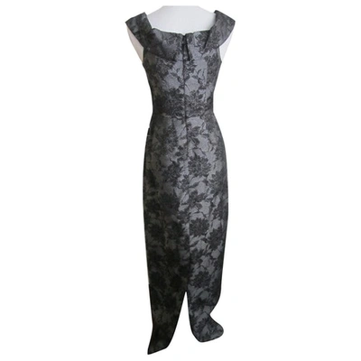 Pre-owned Karl Lagerfeld Maxi Dress In Black