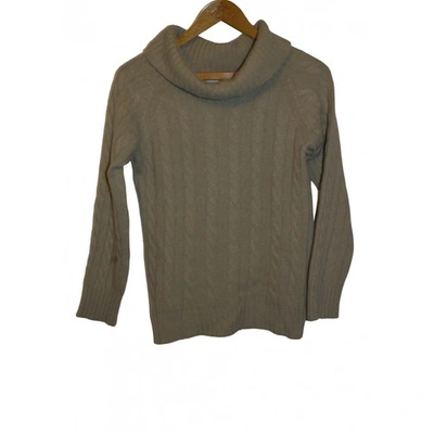 Pre-owned Max Mara Cashmere Jumper In Khaki