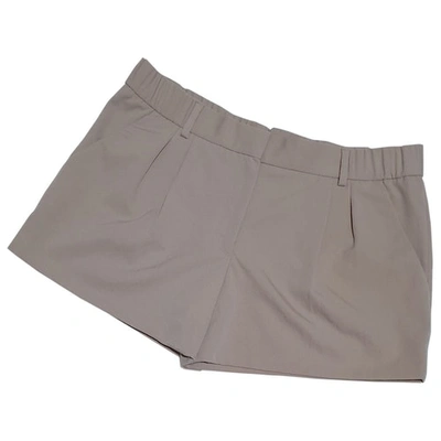 Pre-owned Viktor & Rolf Beige Synthetic Shorts