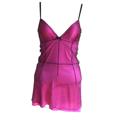 Pre-owned Dolce & Gabbana Silk Camisole In Pink