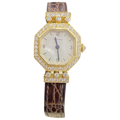 Pre-owned Cartier Yellow Gold Watch