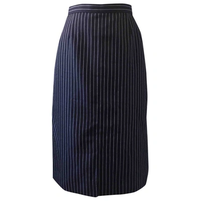 Pre-owned Ferragamo Black Cotton Skirt