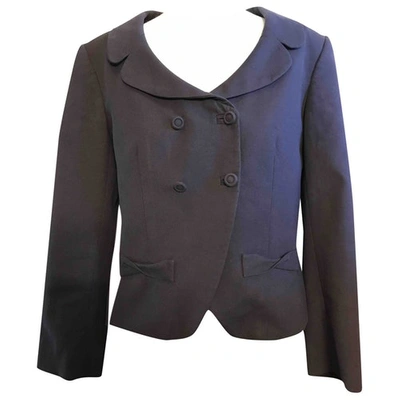 Pre-owned Tara Jarmon Blue Cotton Jacket