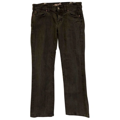 Pre-owned Vanessa Bruno Straight Jeans In Grey