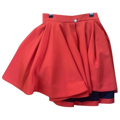 Pre-owned Mangano Red Skirt