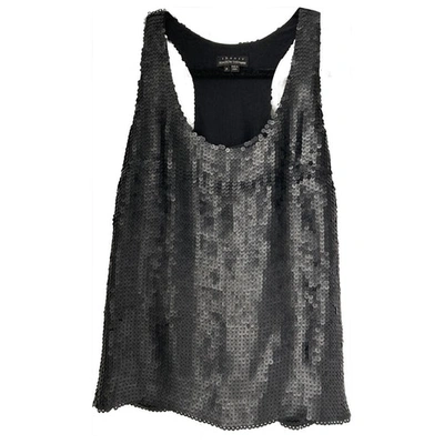 Pre-owned Theory Black Silk  Top