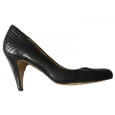 Pre-owned Ted Baker Black Leather Heels