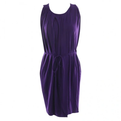 Pre-owned Lanvin Purple Dress