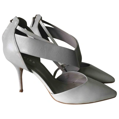 Pre-owned Reiss Grey Leather Heels