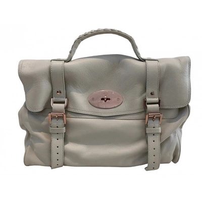 Pre-owned Mulberry Alexa Beige Leather Handbag