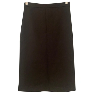 Pre-owned Cos Black Wool Skirt