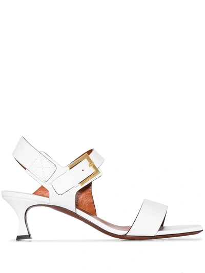 Manu Atelier White Paris 50 Leather Sandals