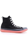 Converse Black Chuck Taylor All Star Cx Hi Sneakers In Black/white/wild Mango