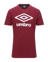 Umbro T-shirts In Maroon