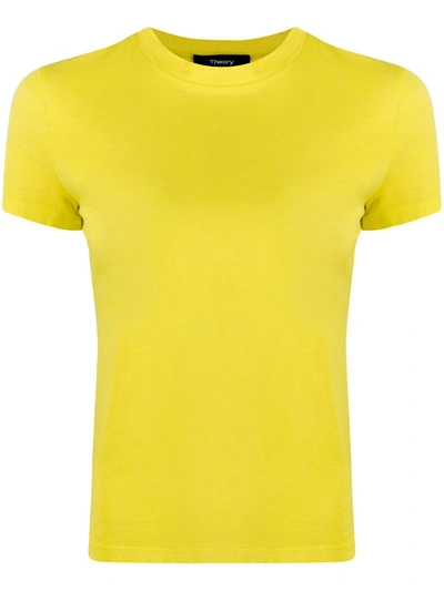 Theory Tiny Tee T-shirt In Yellow
