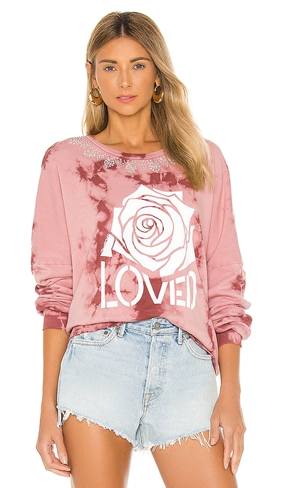 Lauren Moshi Sierra Pullover In Rose Water