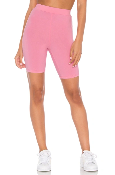 Superdown Antonia Biker Short In Pink