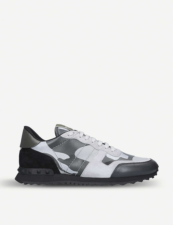 silver valentino trainers