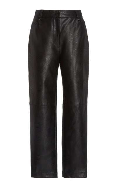 Stella Mccartney Hailey Vegan Leather Skinny Pants In Black