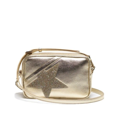 Golden Goose Deluxe Brand Star Bag In Gold In Gold/crystal