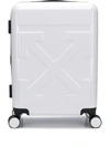 Off-white Small Tech "for Travel" Arrow Trolley In Bianco