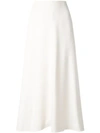 The Row Saio Wool And Silk-blend Midi Wrap Skirt In White