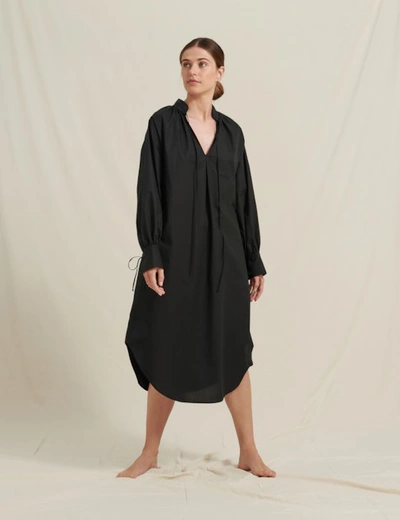 A Part Of The Art Cloudy Dress Organic Cotton Black