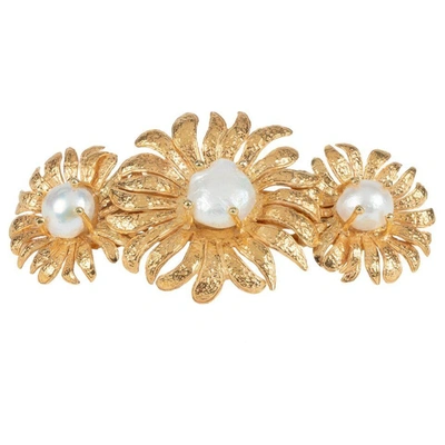 Christie Nicolaides Cristina Hair Clip Gold/pearl