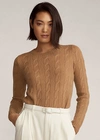 Polo Ralph Lauren Cable-knit Cashmere Sweater In Lux Navy