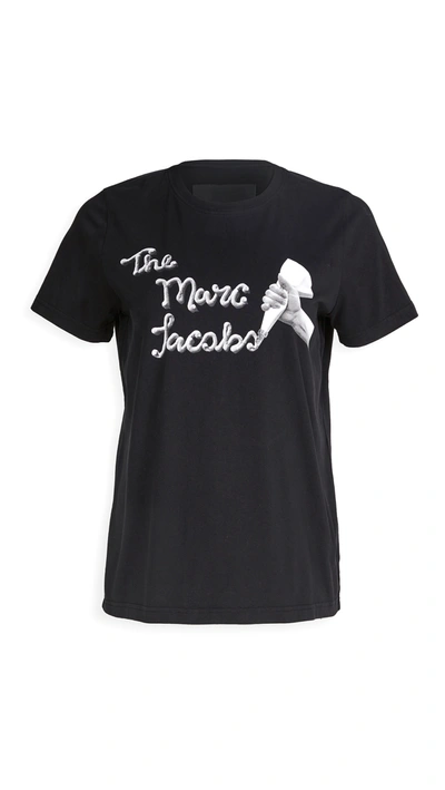 The Marc Jacobs The Logo T-shirt In Black