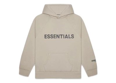 Pre-owned Fear Of God  Essentials Pullover Hoodie Applique Logo String