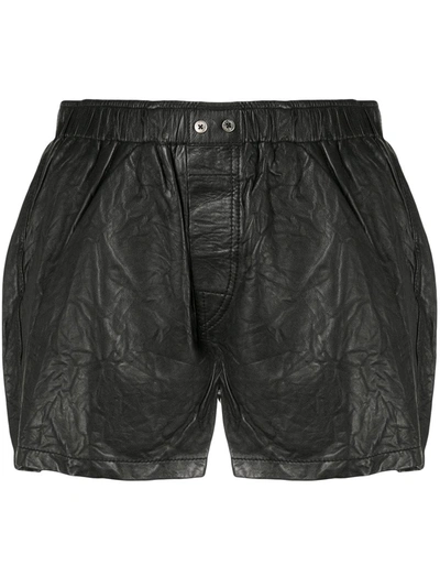 Zadig & Voltaire High-rise Crinkle Shorts In Black
