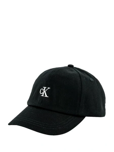 Calvin Klein Kids Cap Monogram Baseball For For Boys And For Girls In Black