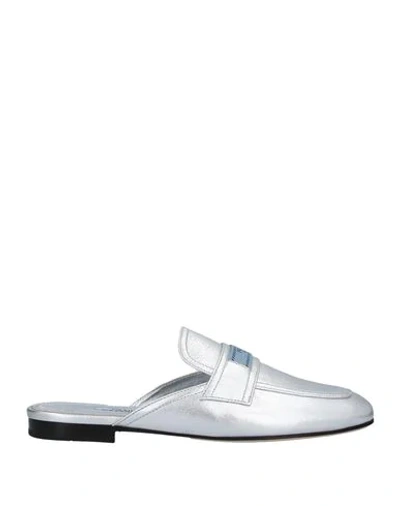 Prada Mules And Clogs In Silver