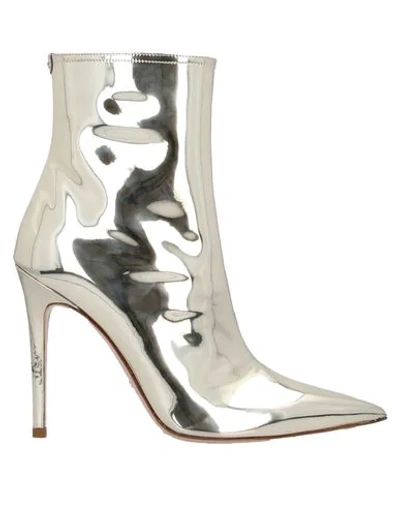 Elisabetta Franchi Ankle Boots In Grey