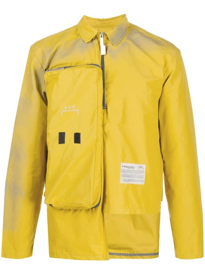 A-cold-wall* Zipped Pocket Long Sleeved Jacket In Yellow