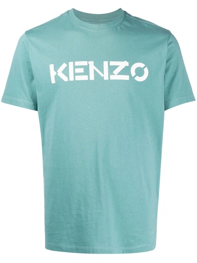 Kenzo Classic Logo T-shirt In Glacier | ModeSens