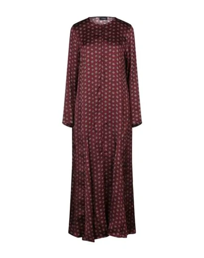 Ottod'ame Long Dresses In Maroon