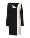 Hanita Short Dress In Black