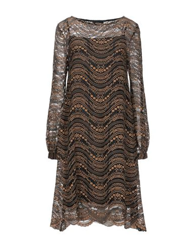 Ottod'ame Knee-length Dress In Camel