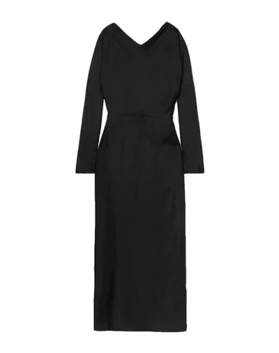 Deitas Long Dresses In Black