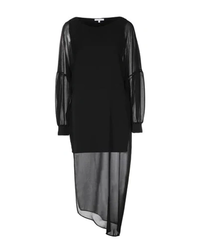 Patrizia Pepe Midi Dresses In Black