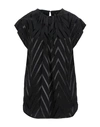 Manila Grace Blouses In Black