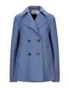 Harris Wharf London Coat In Light Purple