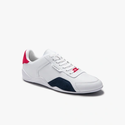 Lacoste Men's Hapona Leather And Synthetic Sneakers - 8.5 In White