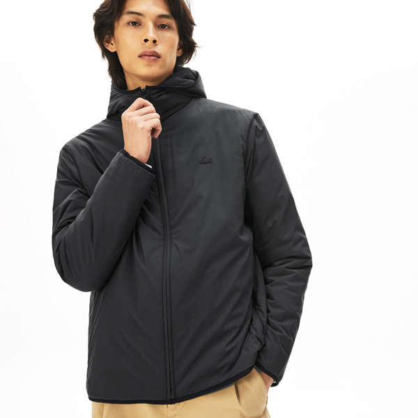 lacoste men's reversible jacket
