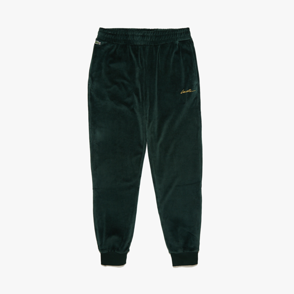 lacoste velvet sweatpants